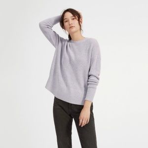 Everlane cashmere waffle knit square cut sweater